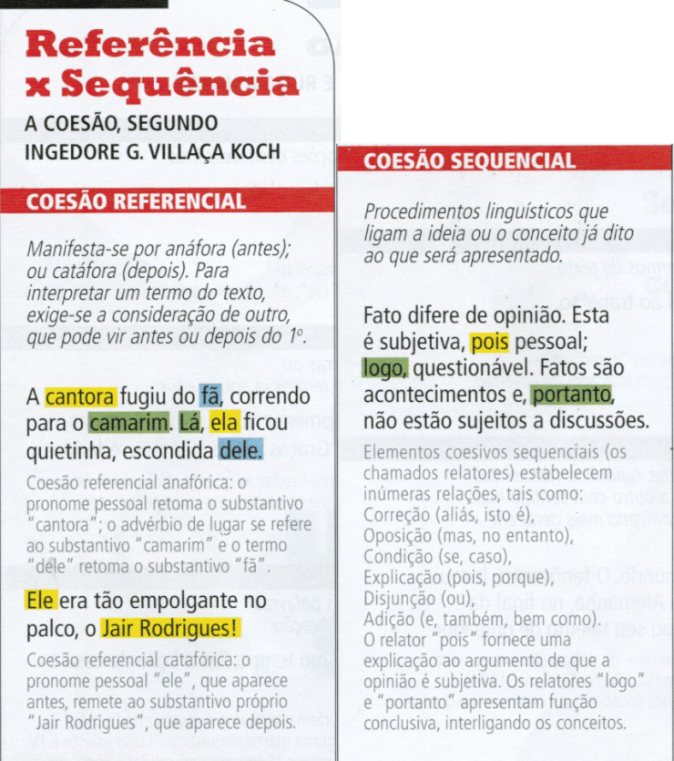 Qual É A Diferença Entre Coesão Referencial E Sequencial? – XAGLZN